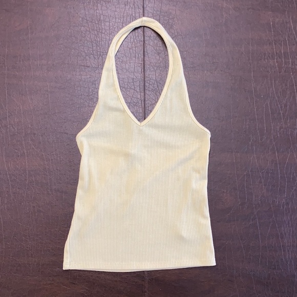 American Eagle Outfitters Tops - American Eagle yellow halter top - size xs